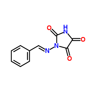 1-(Benzylideneamino)parabanic acidStructure,42839-64-5Structure 1-(Benzylideneamino)parabanic acid Structure,42839-64-5Structure