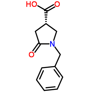 (S)-1-Benzyl-5-oxopyrrolidine-3-carboxylic acidStructure,428518-42-7Structure (S)-1-Benzyl-5-oxopyrrolidine-3-carboxylic acid Structure,428518-42-7Structure