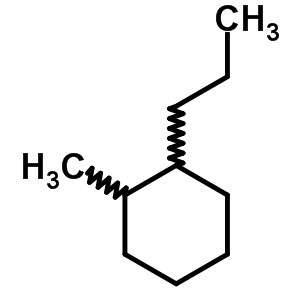 1-甲基-2-丙基環(huán)己烷結(jié)構(gòu)式_4291-79-6結(jié)構(gòu)式