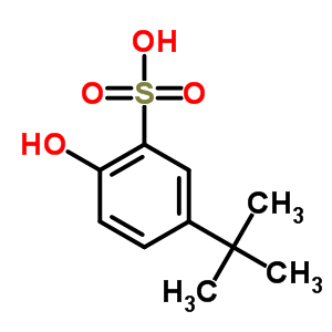 5-(1,1-二甲基乙基)-2-羥基苯磺酸鈉結(jié)構(gòu)式_43047-84-3結(jié)構(gòu)式
