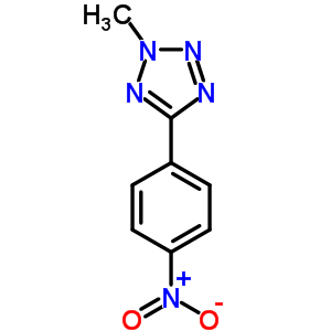 2H-tetrazole,2-methyl-5-(4-nitrophenyl)-Structure,43131-48-2Structure 2H-tetrazole,2-methyl-5-(4-nitrophenyl)- Structure,43131-48-2Structure