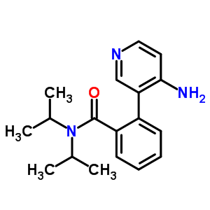 2-(4-氨基-3-吡啶) N,N-雙(1-甲基乙基)-苯甲酰胺結(jié)構(gòu)式_433728-73-5結(jié)構(gòu)式