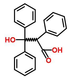 b-羥基-a,b-二苯基苯丙酸結(jié)構(gòu)式_4347-27-7結(jié)構(gòu)式