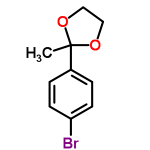 4-Bromoacetophenone ethylene acetalStructure,4360-68-3Structure 4-Bromoacetophenone ethylene acetal Structure,4360-68-3Structure