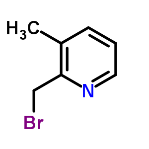 2-(溴甲基)-3-甲基吡啶結(jié)構(gòu)式_438218-62-3結(jié)構(gòu)式