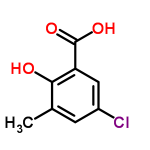 5-Chloro-2-hydroxy-3-methyl-benzoic acidStructure,4386-40-7Structure 5-Chloro-2-hydroxy-3-methyl-benzoic acid Structure,4386-40-7Structure