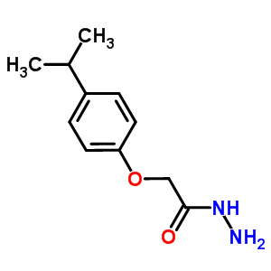 2-(4-Isopropylphenoxy)acetohydrazideStructure,443905-53-1Structure 2-(4-Isopropylphenoxy)acetohydrazide Structure,443905-53-1Structure