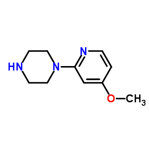1-(4-甲氧基-2-吡啶)-哌嗪結(jié)構(gòu)式_444666-41-5結(jié)構(gòu)式