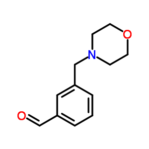 3-(嗎啉甲基)苯甲醛結(jié)構(gòu)式_446866-83-7結(jié)構(gòu)式