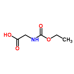 n-(乙氧基羰基)-甘氨酸結構式_4596-51-4結構式