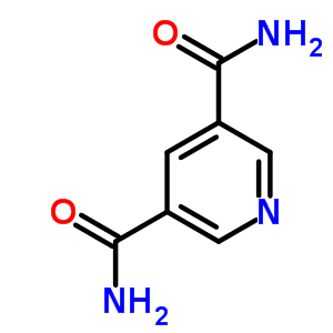 吡啶-3,5-二羧酰胺結(jié)構(gòu)式_4663-99-4結(jié)構(gòu)式