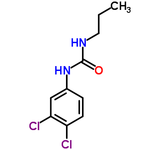 3-(3,4-Dichlorophenyl)-1-propyl-ureaStructure,5006-83-7Structure 3-(3,4-Dichlorophenyl)-1-propyl-urea Structure,5006-83-7Structure