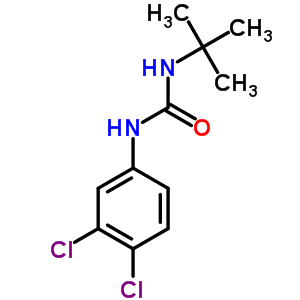 Urea,n-(3,4-dichlorophenyl)-n-(1,1-dimethylethyl)-Structure,5006-91-7Structure Urea,n-(3,4-dichlorophenyl)-n-(1,1-dimethylethyl)- Structure,5006-91-7Structure