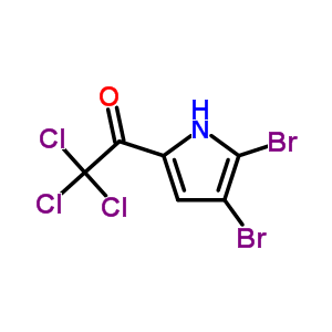 2,2,2-Trichloro-1-(4,5-dibromo-1H-pyrrol-2-yl)-1-ethanoneStructure,50371-52-3Structure 2,2,2-Trichloro-1-(4,5-dibromo-1H-pyrrol-2-yl)-1-ethanone Structure,50371-52-3Structure