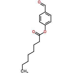 (4-Formylphenyl) octanoateStructure,50433-83-5Structure (4-Formylphenyl) octanoate Structure,50433-83-5Structure