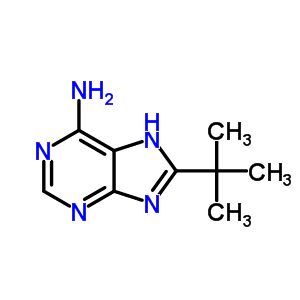 8-叔丁基腺嘌呤結(jié)構(gòu)式_50609-20-6結(jié)構(gòu)式