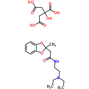 N-(2-二乙基氨基乙基)-2-甲基-1,3-苯并二氧雜環(huán)戊烯-2-乙酰胺結(jié)構(gòu)式_50836-22-1結(jié)構(gòu)式