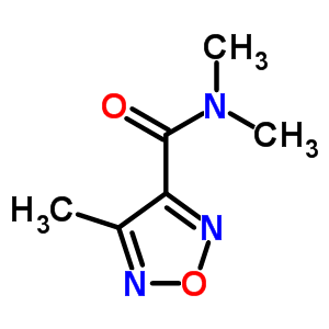 N,n,4-trimethyl-1,2,5-oxadiazole-3-carboxamideStructure,50882-13-8Structure N,n,4-trimethyl-1,2,5-oxadiazole-3-carboxamide Structure,50882-13-8Structure