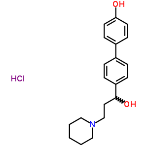 Alpha-(4’-hydroxy-4-biphenylyl)-1-piperidinepropanol hydrochlorideStructure,50910-26-4Structure Alpha-(4’-hydroxy-4-biphenylyl)-1-piperidinepropanol hydrochloride Structure,50910-26-4Structure