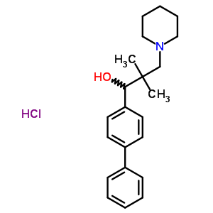 Alpha-(4-biphenylyl)-beta,beta-dimethyl-1-piperidinepropanol hydrochlorideStructure,50910-28-6Structure Alpha-(4-biphenylyl)-beta,beta-dimethyl-1-piperidinepropanol hydrochloride Structure,50910-28-6Structure