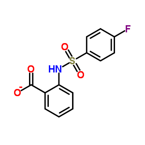 2-(((4-氟苯基)磺?；?氨基)-苯甲酸結(jié)構(gòu)式_51012-30-7結(jié)構(gòu)式