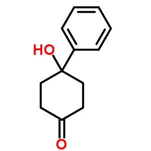 4-羥基-4-苯基-環(huán)己酮結(jié)構(gòu)式_51171-73-4結(jié)構(gòu)式