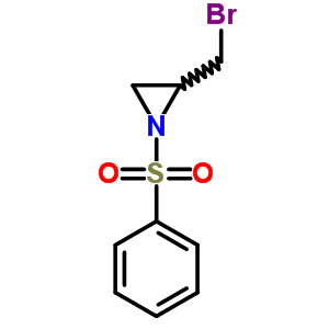 Aziridine,2-(bromomethyl)-1-(phenylsulfonyl)-Structure,5120-12-7Structure Aziridine,2-(bromomethyl)-1-(phenylsulfonyl)- Structure,5120-12-7Structure