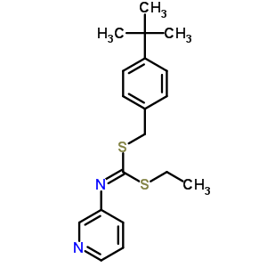 S-(4-(1,1-dimethylethyl)phenyl)methyl s-ethyl 3-pyridinylcarbonimidodithioateStructure,51308-53-3Structure S-(4-(1,1-dimethylethyl)phenyl)methyl s-ethyl 3-pyridinylcarbonimidodithioate Structure,51308-53-3Structure