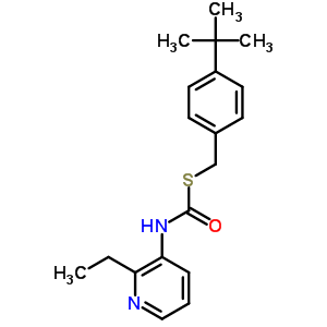 S-((4-(1,1-dimethylethyl)phenyl)methyl) o-ethyl 3-pyridinylcarbonimidothioateStructure,51308-61-3Structure S-((4-(1,1-dimethylethyl)phenyl)methyl) o-ethyl 3-pyridinylcarbonimidothioate Structure,51308-61-3Structure