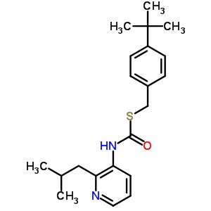 S-((4-(1,1-dimethylethyl)phenyl)methyl) o-(2-methylpropyl) 3-pyridinylcarbonimidothioateStructure,51308-65-7Structure S-((4-(1,1-dimethylethyl)phenyl)methyl) o-(2-methylpropyl) 3-pyridinylcarbonimidothioate Structure,51308-65-7Structure