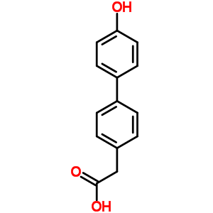 P-羥基聯(lián)苯乙酸結(jié)構(gòu)式_51350-23-3結(jié)構(gòu)式