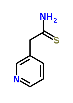 3-吡啶硫代乙酰胺結(jié)構(gòu)式_51451-44-6結(jié)構(gòu)式