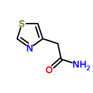 4-噻唑乙酰胺結(jié)構(gòu)式_51551-54-3結(jié)構(gòu)式