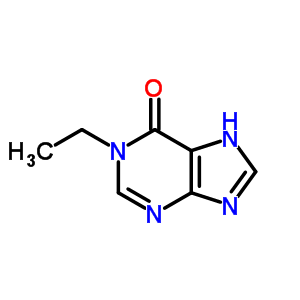 1-乙基-7h-嘌呤-6-酮結(jié)構(gòu)式_51559-59-2結(jié)構(gòu)式