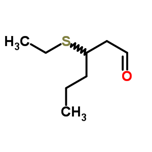 3-EthylsulfanylhexanalStructure,51755-69-2Structure 3-Ethylsulfanylhexanal Structure,51755-69-2Structure