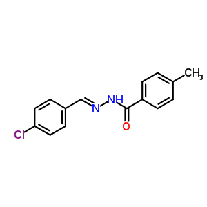 P-toluic acid n2-(4-chlorobenzylidene) hydrazideStructure,51771-25-6Structure P-toluic acid n2-(4-chlorobenzylidene) hydrazide Structure,51771-25-6Structure