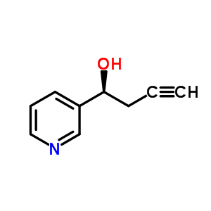 (1R)-1-(3-pyridinyl)-3-butyn-1-olStructure,517907-62-9Structure (1R)-1-(3-pyridinyl)-3-butyn-1-ol Structure,517907-62-9Structure