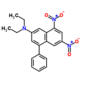 N,n-diethyl-6,8-dinitro-4-phenyl-naphthalen-2-amineStructure,51911-76-3Structure N,n-diethyl-6,8-dinitro-4-phenyl-naphthalen-2-amine Structure,51911-76-3Structure