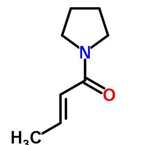 Pyrrolidine,1-(1-oxo-2-butenyl )-Structure,51944-65-1Structure Pyrrolidine,1-(1-oxo-2-butenyl )- Structure,51944-65-1Structure