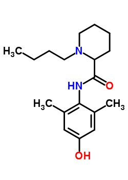 1-Butyl-n-(4-hydroxy-2,6-dimethylphenyl)piperidine-2-carboxamideStructure,51989-47-0Structure 1-Butyl-n-(4-hydroxy-2,6-dimethylphenyl)piperidine-2-carboxamide Structure,51989-47-0Structure