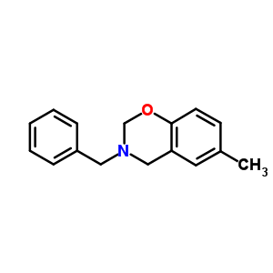 3-Benzyl -3,4-dihydro-6-methyl -2h-1,3-benzoxazineStructure,52055-73-9Structure 3-Benzyl -3,4-dihydro-6-methyl -2h-1,3-benzoxazine Structure,52055-73-9Structure