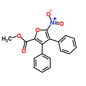 Methyl 5-nitro-3,4-diphenylfuran-2-carboxylateStructure,52101-39-0Structure Methyl 5-nitro-3,4-diphenylfuran-2-carboxylate Structure,52101-39-0Structure