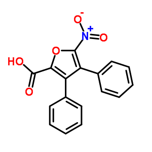 3,4-Diphenyl-5-nitro-2-furoic acidStructure,52101-40-3Structure 3,4-Diphenyl-5-nitro-2-furoic acid Structure,52101-40-3Structure