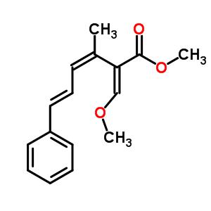 (E,z,e)-2-(methoxymethylene)-3-methyl-6-phenyl-3,5-hexadienoicacid methyl esterStructure,52110-55-1Structure (E,z,e)-2-(methoxymethylene)-3-methyl-6-phenyl-3,5-hexadienoicacid methyl ester Structure,52110-55-1Structure