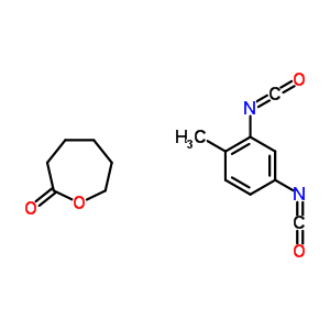 2-Oxepanone, polymer with 2,4-diisocyanato-1-methylbenzeneStructure,52136-46-6Structure 2-Oxepanone, polymer with 2,4-diisocyanato-1-methylbenzene Structure,52136-46-6Structure