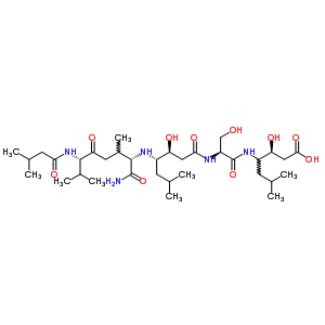 HydroxypepstatinStructure,52329-53-0Structure Hydroxypepstatin Structure,52329-53-0Structure