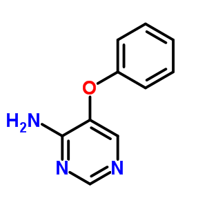 5-苯氧基嘧啶-4-胺結(jié)構(gòu)式_52382-35-1結(jié)構(gòu)式