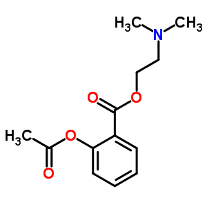 Dimethylaminoethyl acetylsalicylateStructure,52461-48-0Structure Dimethylaminoethyl acetylsalicylate Structure,52461-48-0Structure