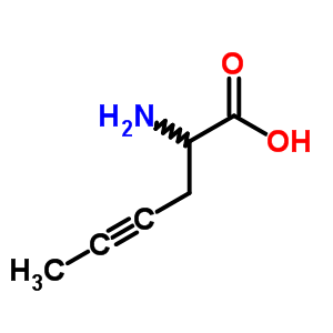 2-Amino-4-hexynoic acidStructure,52523-53-2Structure 2-Amino-4-hexynoic acid Structure,52523-53-2Structure