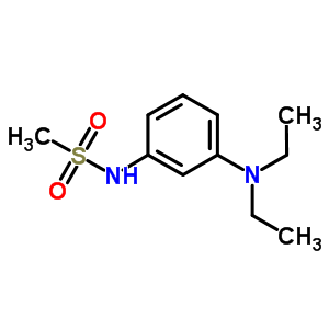 N-(3-(diethylamino)phenyl)methanesulfonamideStructure,52603-47-1Structure N-(3-(diethylamino)phenyl)methanesulfonamide Structure,52603-47-1Structure